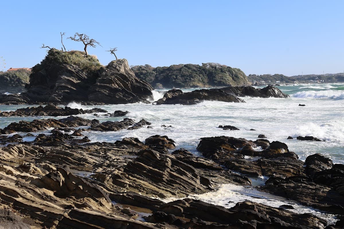 荒崎海岸 潮騒の道 夕日の絶景 の写真 3