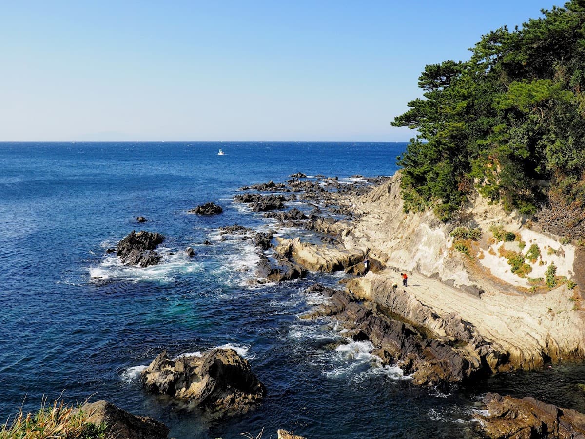 荒崎海岸 潮騒の道 夕日の絶景 の写真 4