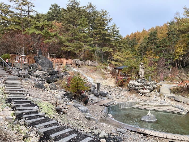 草津温泉 西の河原公園 湯けむり散歩 の写真 3